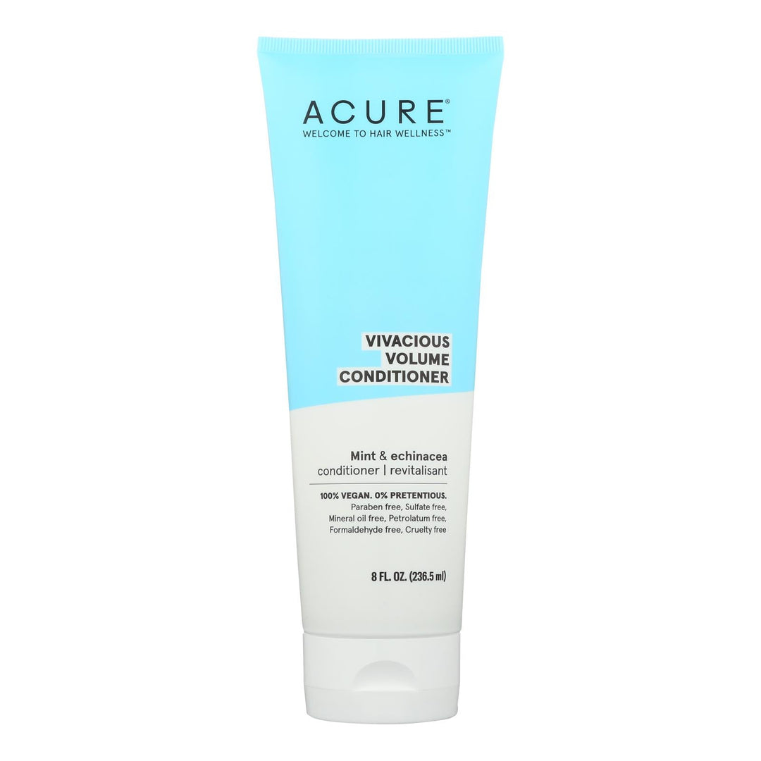 Acure - Conditioner Pprmnt Volume - 1 Each - 8 Fz - Maras Green
